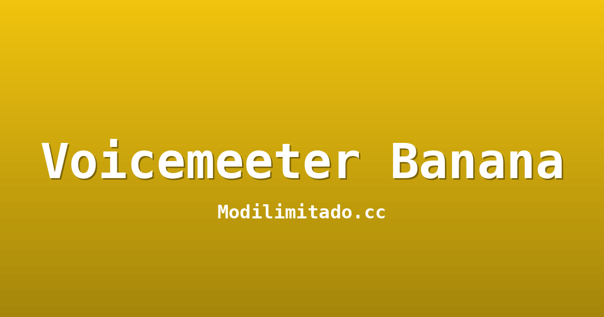 Voicemeeter Banana icon