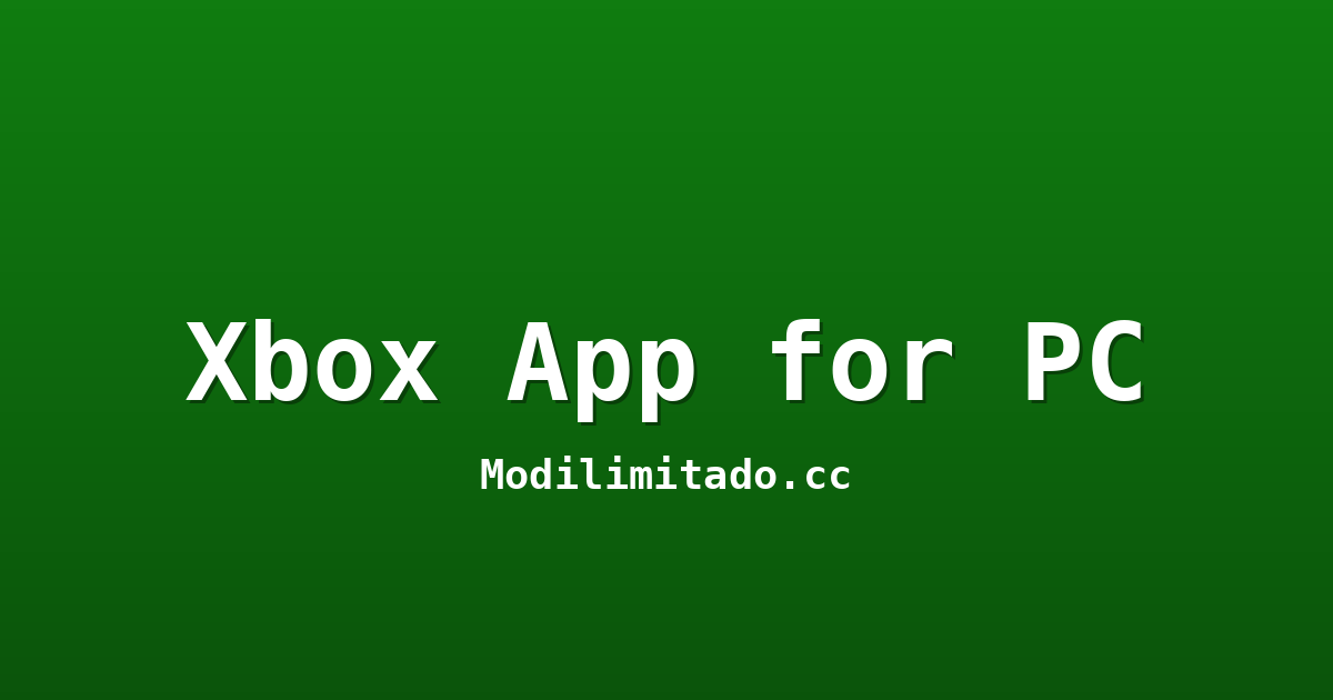 Xbox App for PC icon