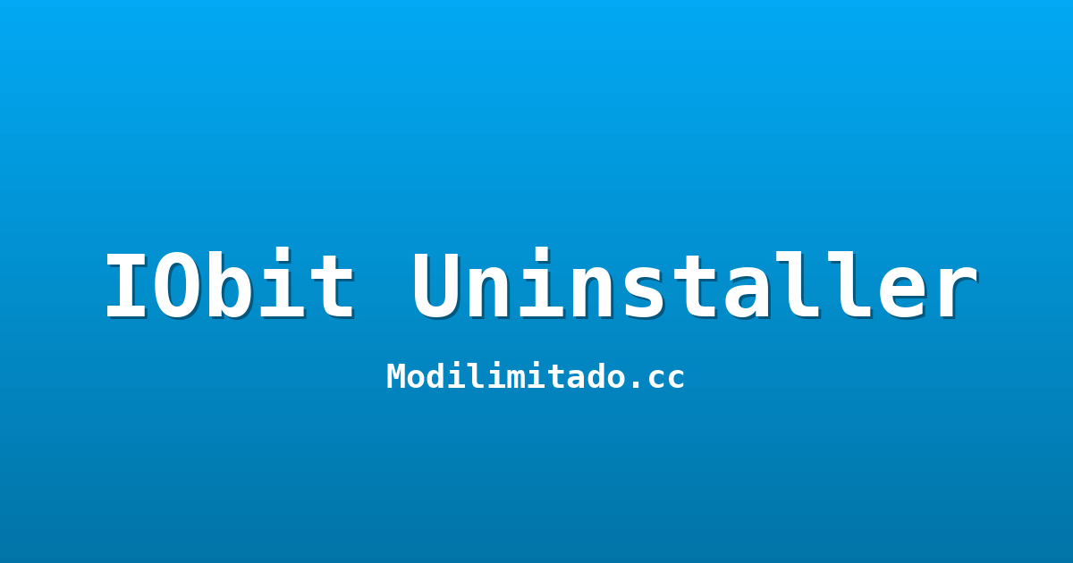 IObit Uninstaller icon