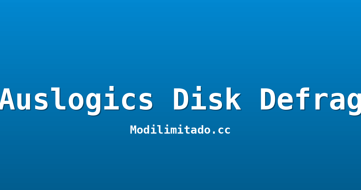 Auslogics Disk Defrag icon