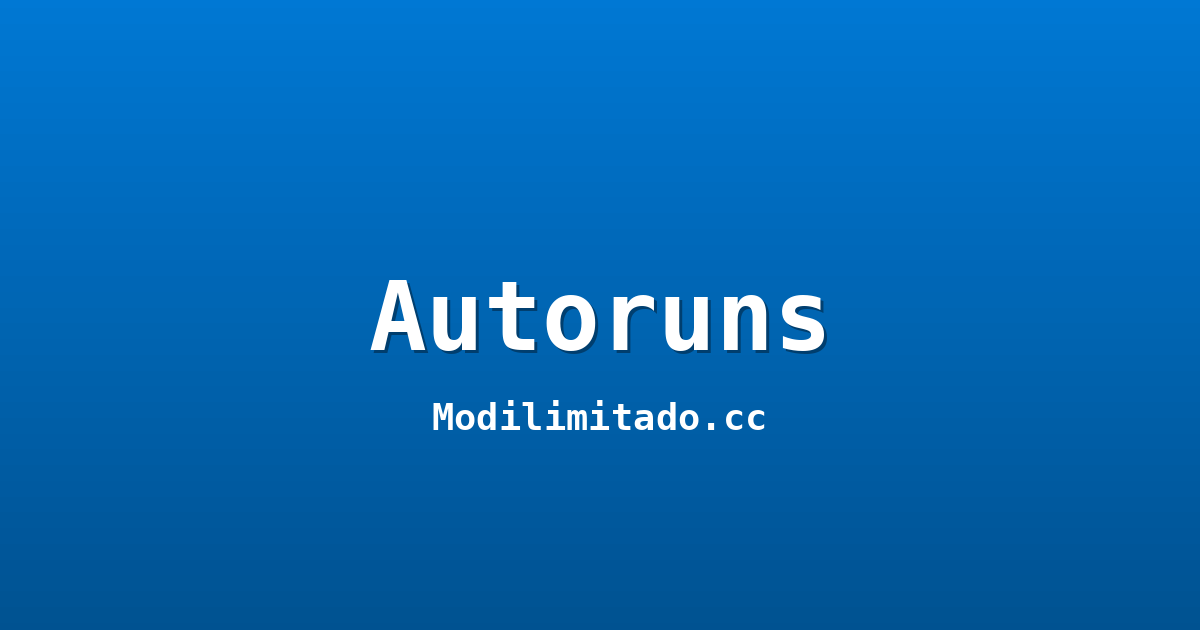 Autoruns icon