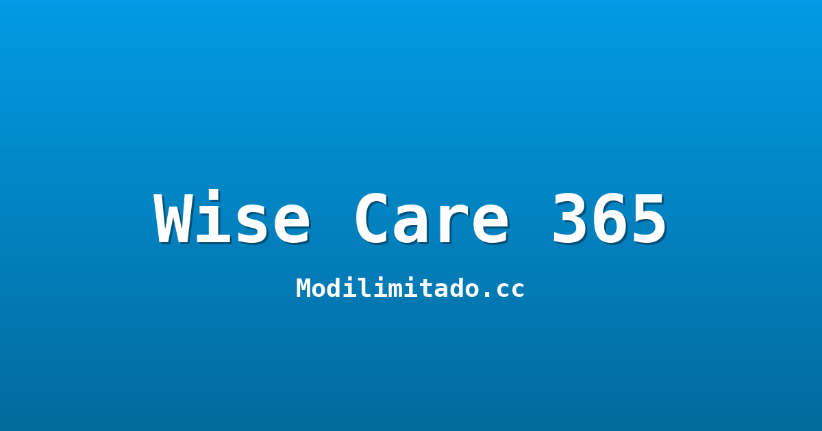 Wise Care 365 icon
