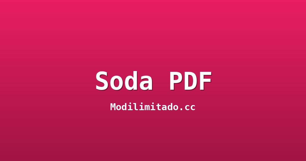 Soda PDF icon