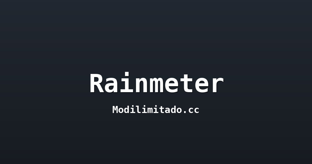 Rainmeter icon