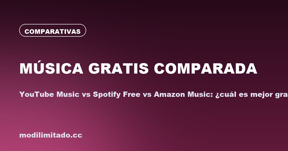 YouTube Music vs Spotify Free vs Amazon Music: ¿cuál es mejor gratis?