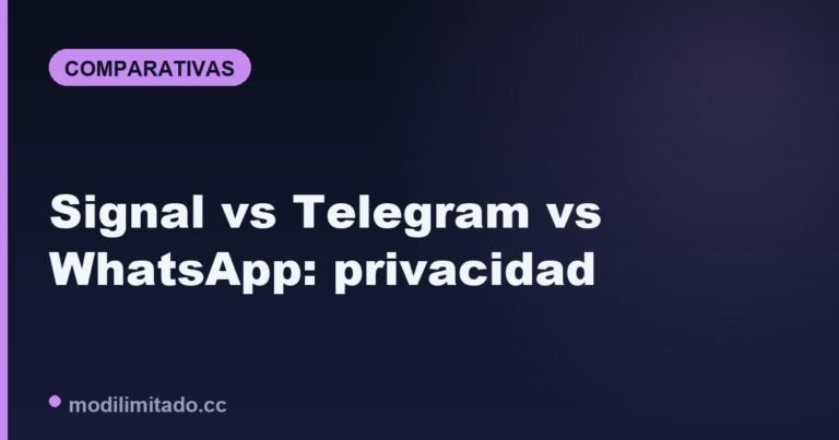 Signal vs Telegram vs WhatsApp: privacidad comparada
