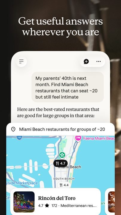 Claude AI: captura de pantalla 2 en Android