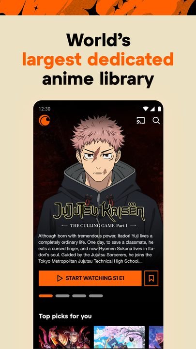 Crunchyroll screenshot