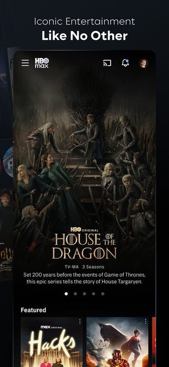 HBO Max screenshot