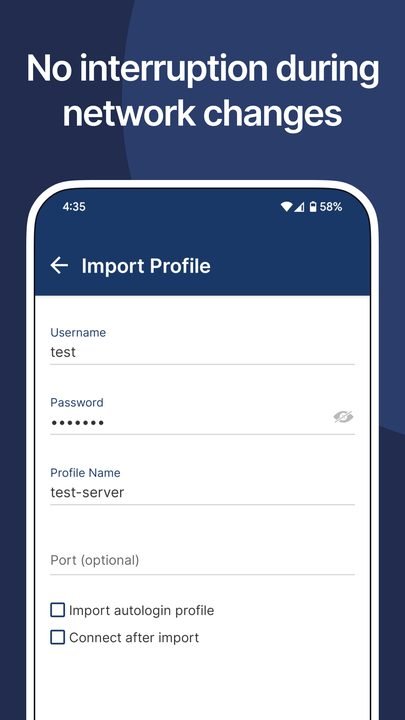 OpenVPN Connect: captura de pantalla 3 en Android