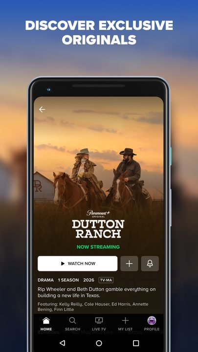 Paramount+ screenshot