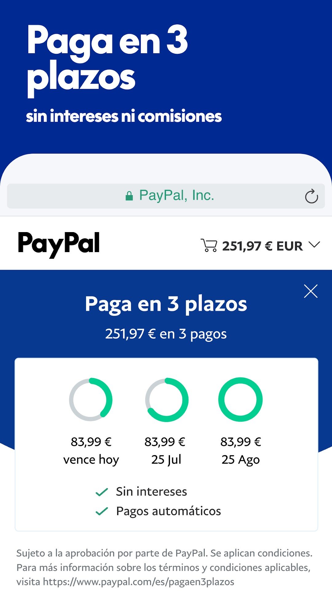 PayPal: captura de pantalla 3 en Android
