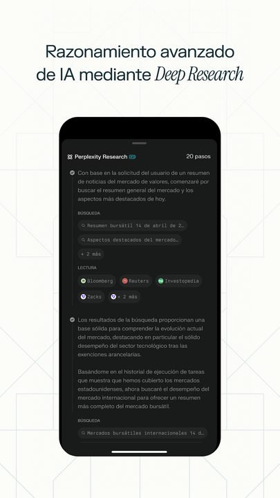 Perplexity AI screenshot