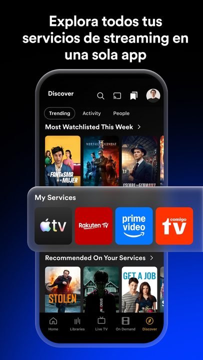 Plex: captura de pantalla 2 en Android