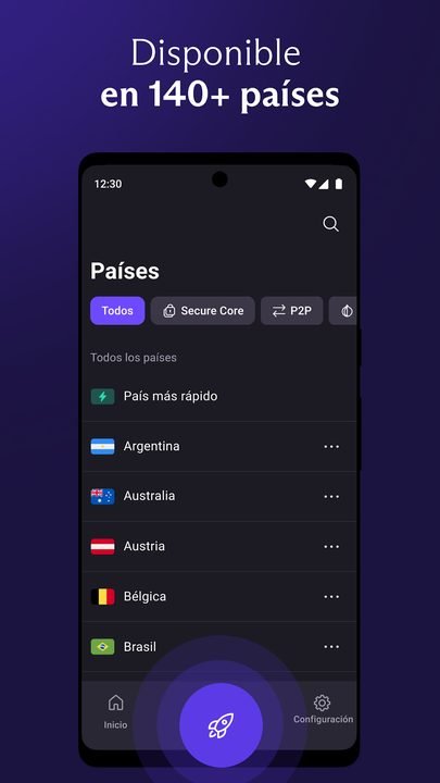ProtonVPN: captura de pantalla 3 en Android