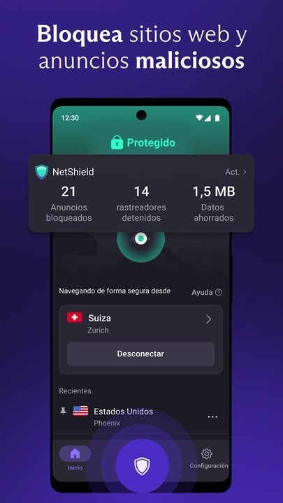 ProtonVPN screenshot