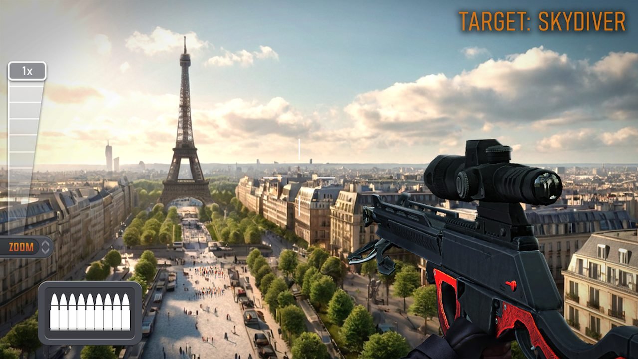 Sniper 3D MOD (dinero y armas): captura de pantalla 2 en Android