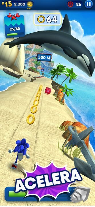 Sonic Dash screenshot