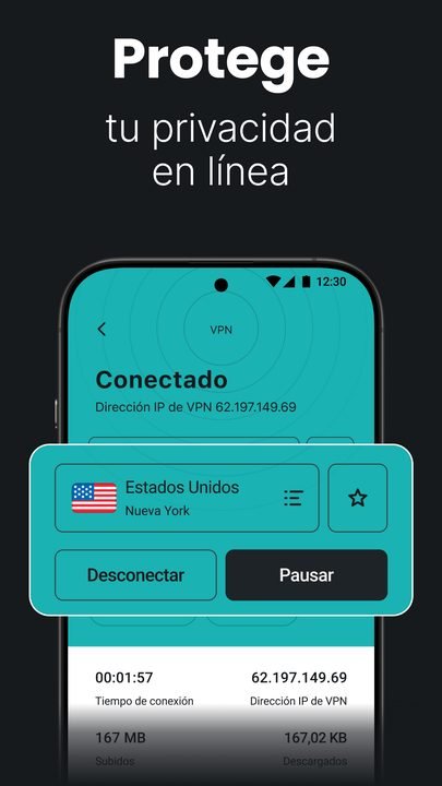 Surfshark VPN: captura de pantalla 2 en Android