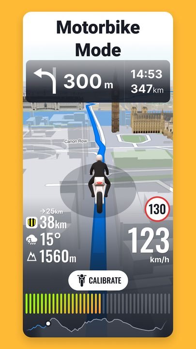 Sygic GPS screenshot