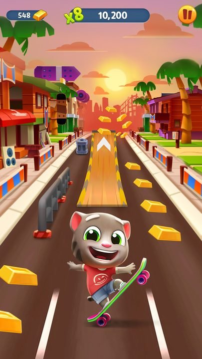 Talking Tom Gold Run MOD: captura de pantalla 1 en Android