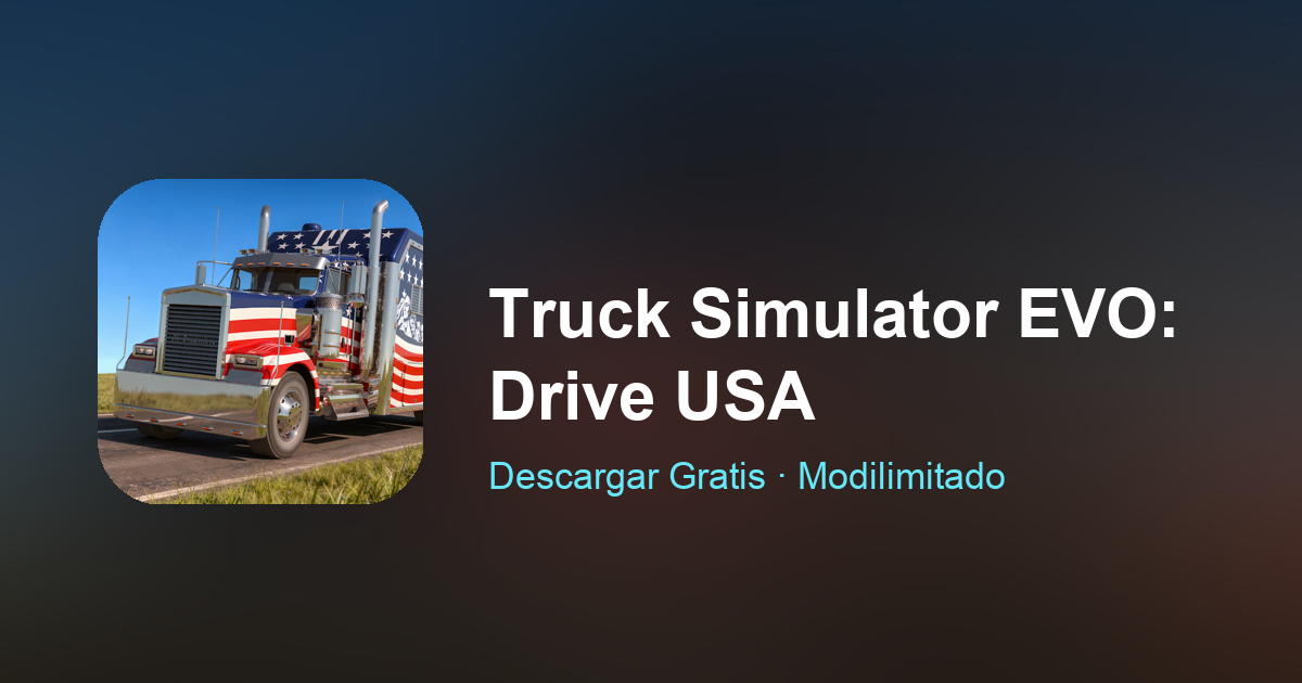 Truck Simulator EVO: Drive USA icon