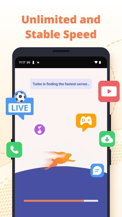 Turbo VPN: captura de pantalla 3 en Android