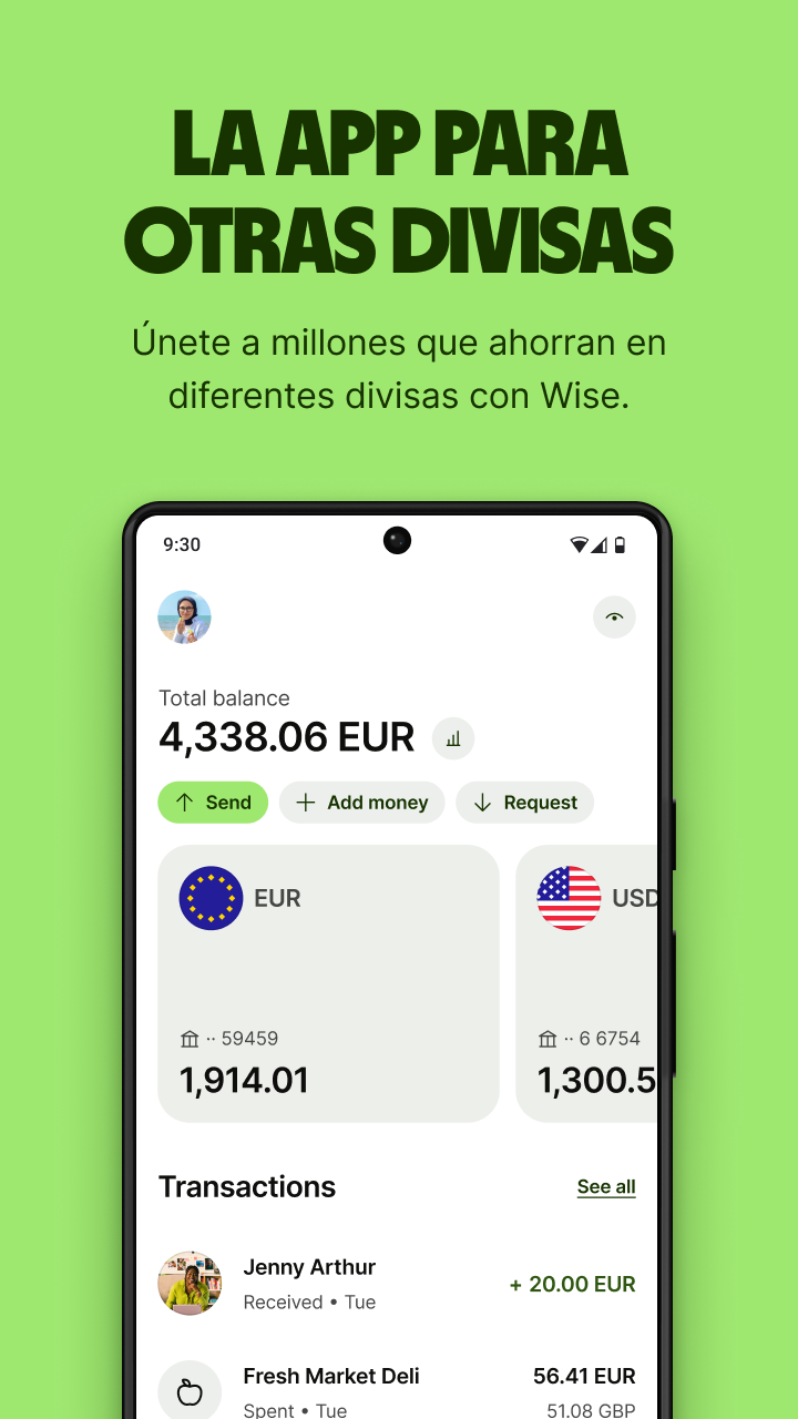 Wise: captura de pantalla 2 en Android