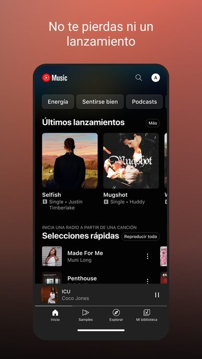 YouTube Music: captura de pantalla 2 en Android