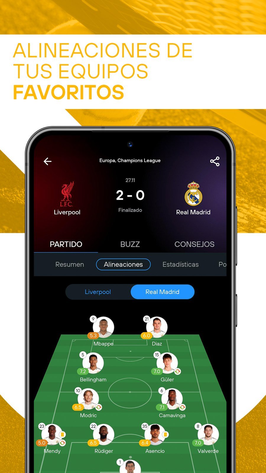 365Scores screenshot