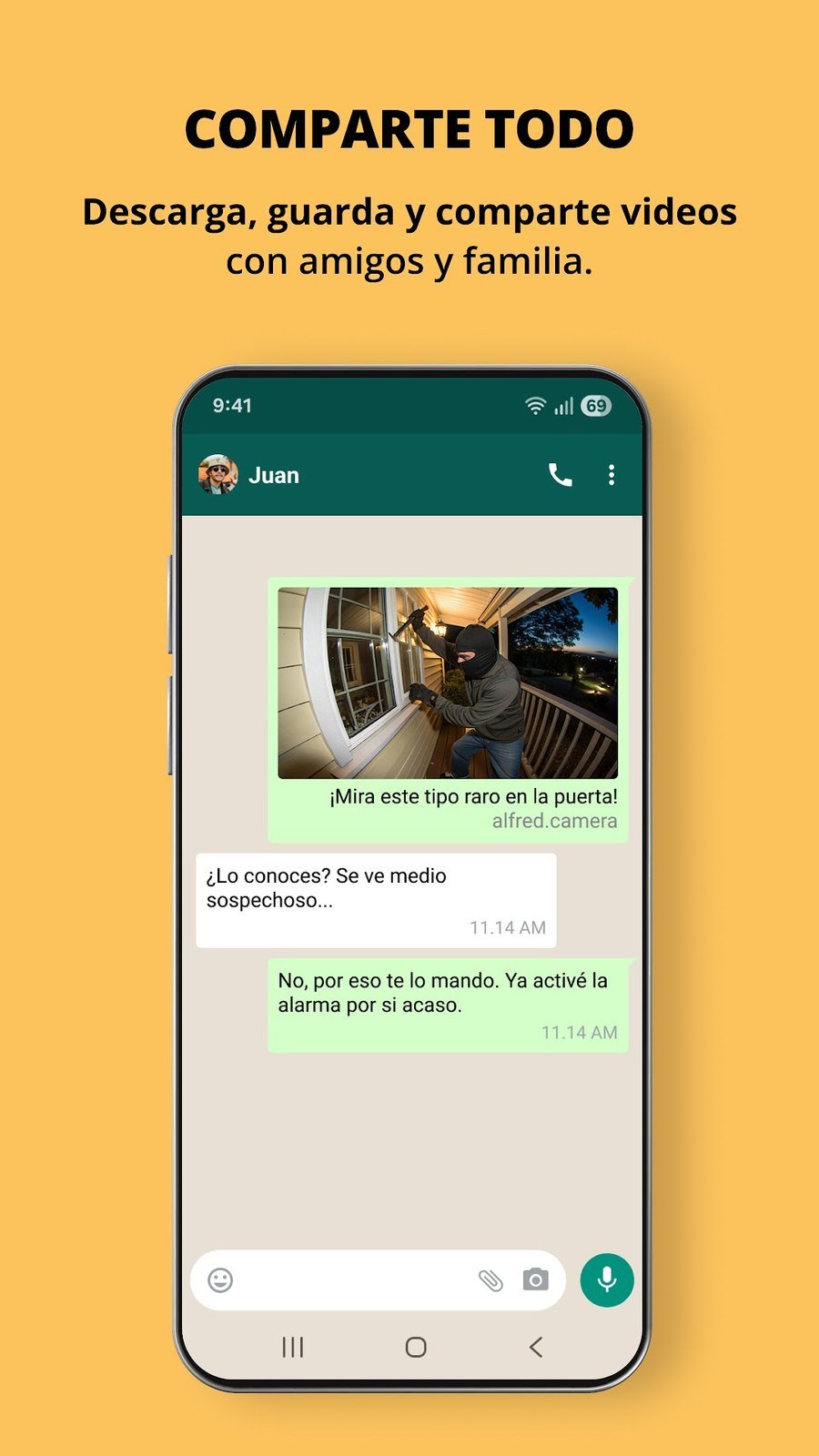 AlfredCamera: Cámara de Seguridad screenshot