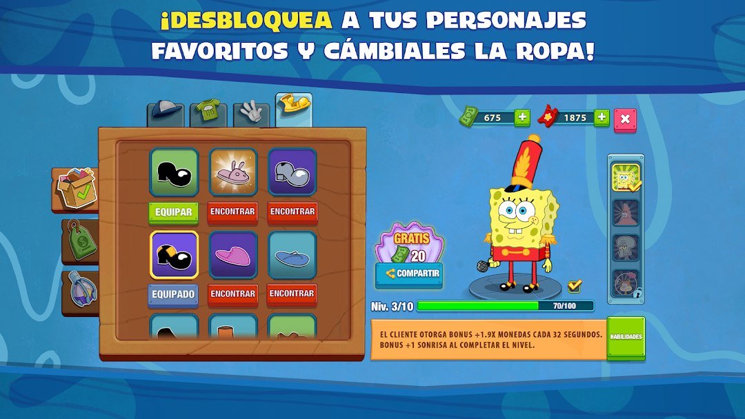 Bob Esponja Concurso de Cocina screenshot