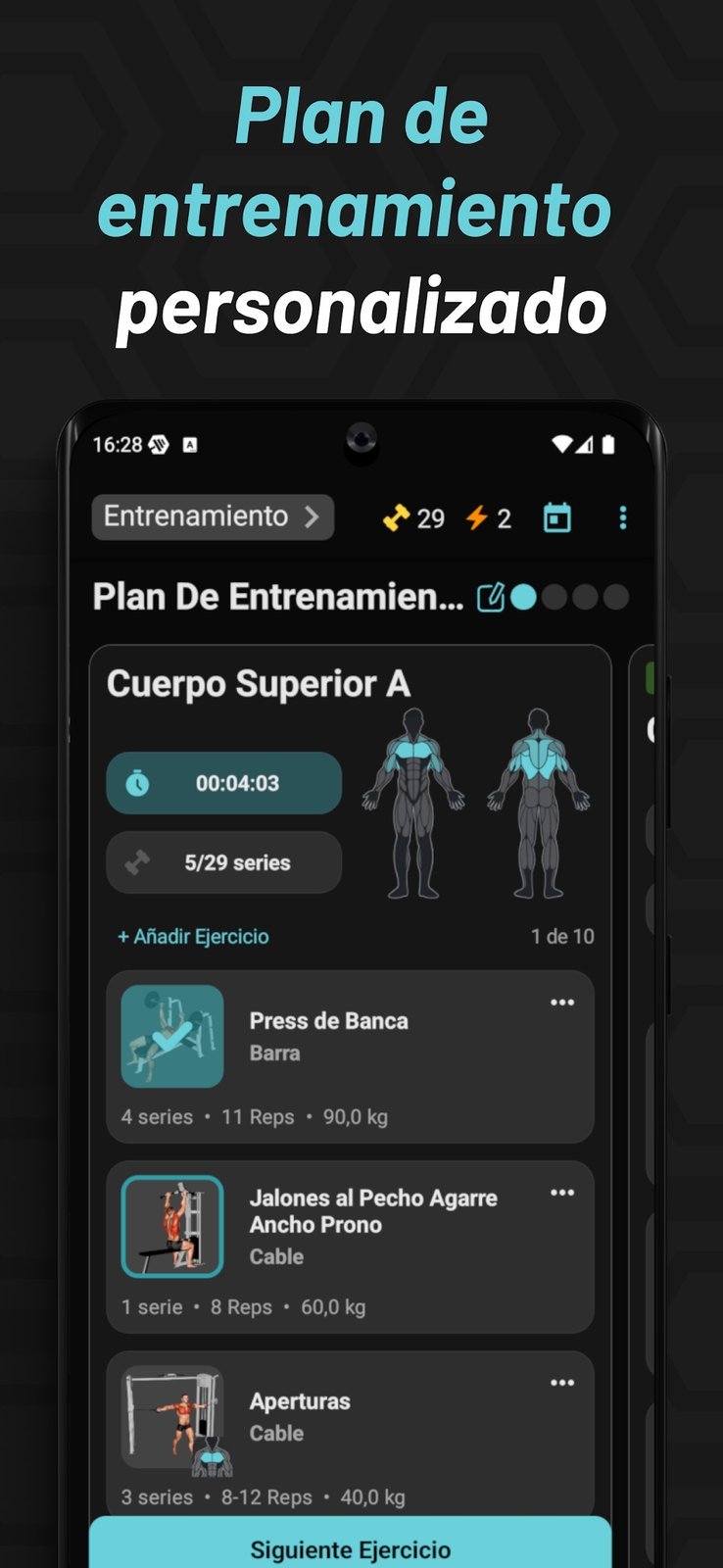 MyFitCoach: Plan de Entrenamiento screenshot