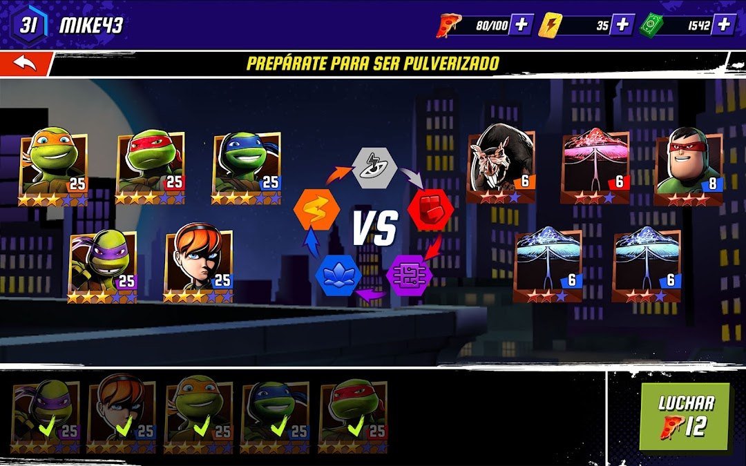 Las Tortugas Ninja: Leyendas screenshot