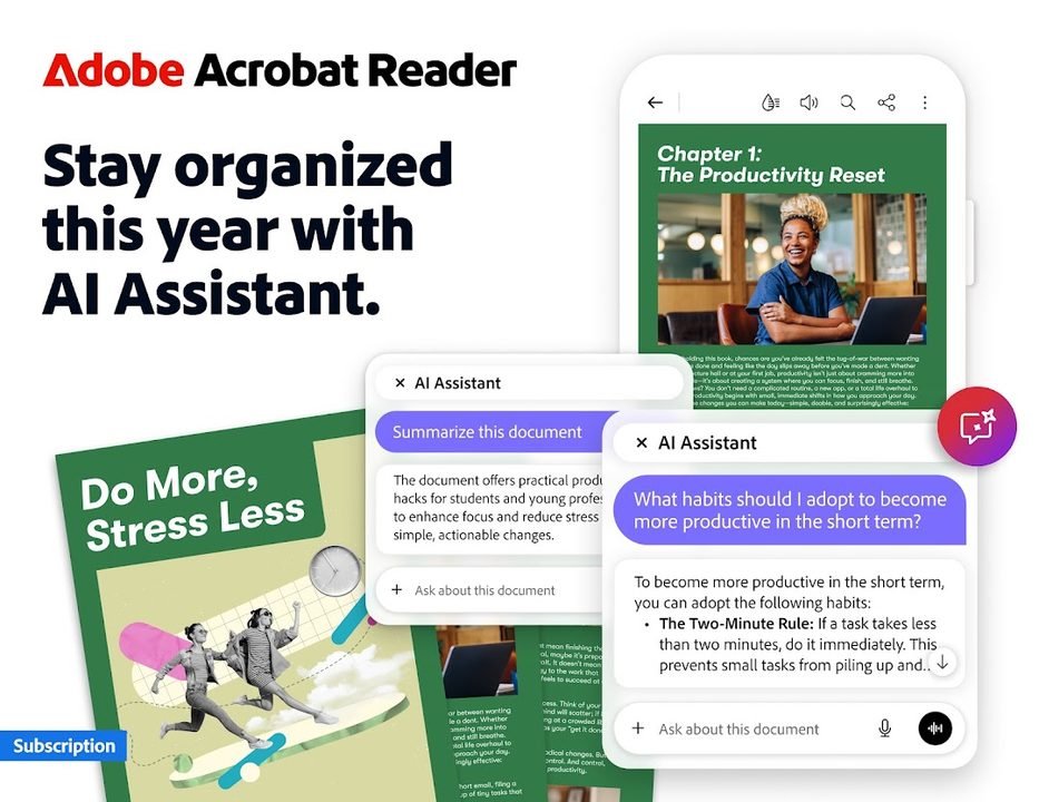 Adobe Acrobat Reader: captura de pantalla 2 de la app
