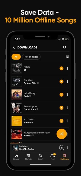 Audiomack: captura de pantalla 3 de la app