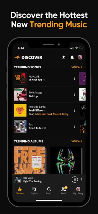 Audiomack: captura de pantalla 4 de la app