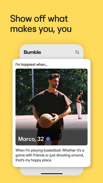 Bumble: captura de pantalla 5 de la app