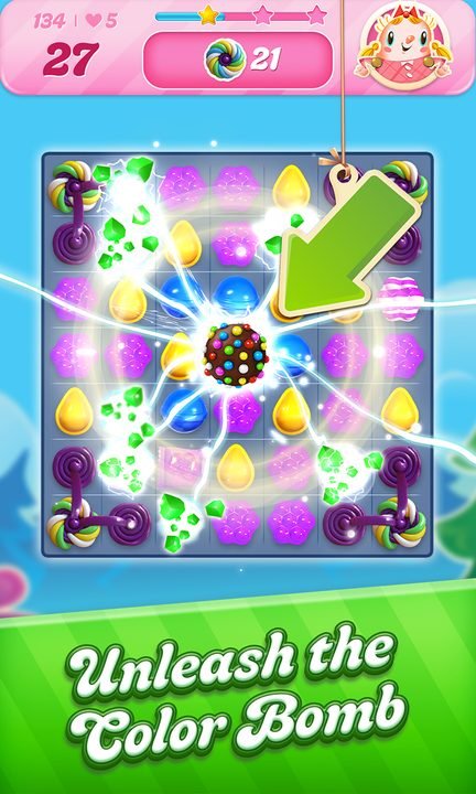 Candy Crush Saga: captura de pantalla 3 de la app