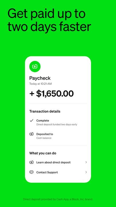 Cash App: captura de pantalla 3 de la app