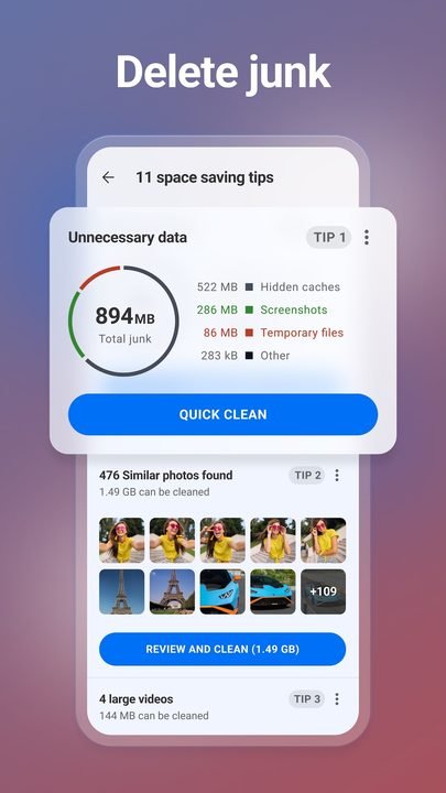 CCleaner Pro: captura de pantalla 3 de la app