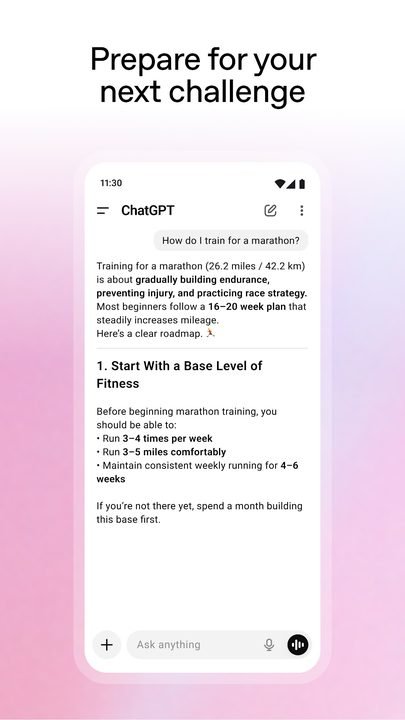 ChatGPT: captura de pantalla 4 de la app