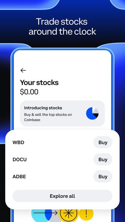 Coinbase: captura de pantalla 5 de la app