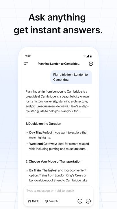 DeepSeek: captura de pantalla 3 de la app