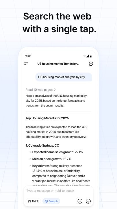 DeepSeek: captura de pantalla 4 de la app