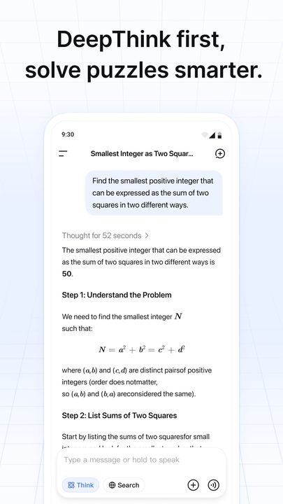DeepSeek: captura de pantalla 5 de la app
