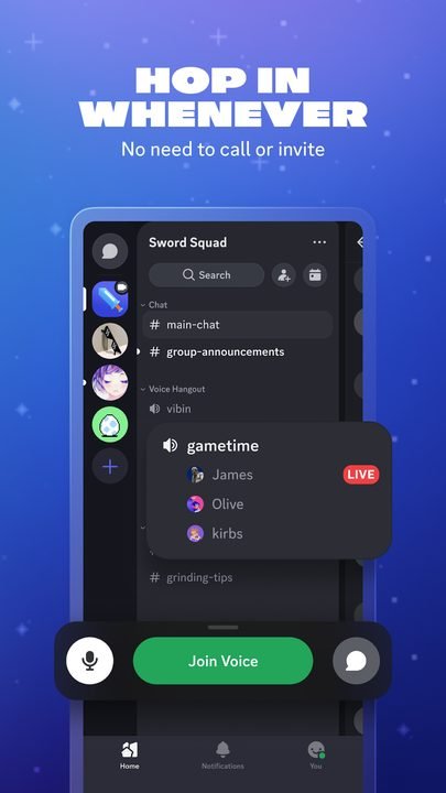 Discord: captura de pantalla 5 de la app