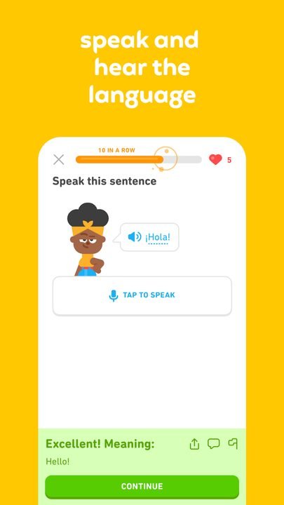 Duolingo: captura de pantalla 5 de la app