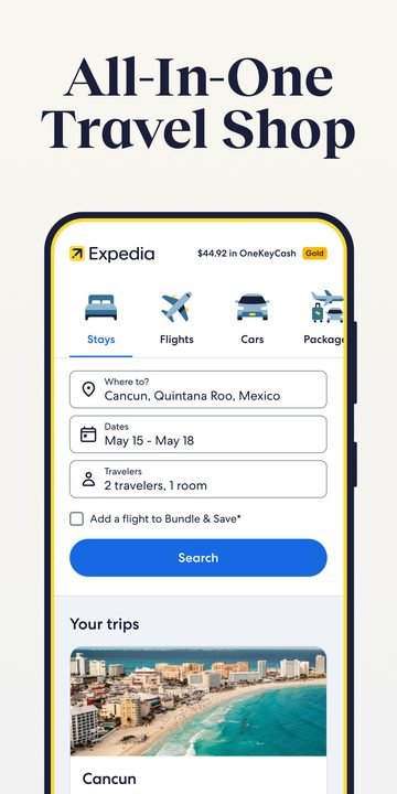 Expedia: captura de pantalla 2 de la app