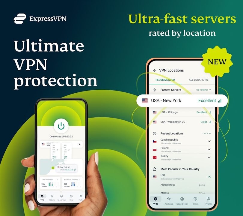 ExpressVPN: captura de pantalla 2 de la app